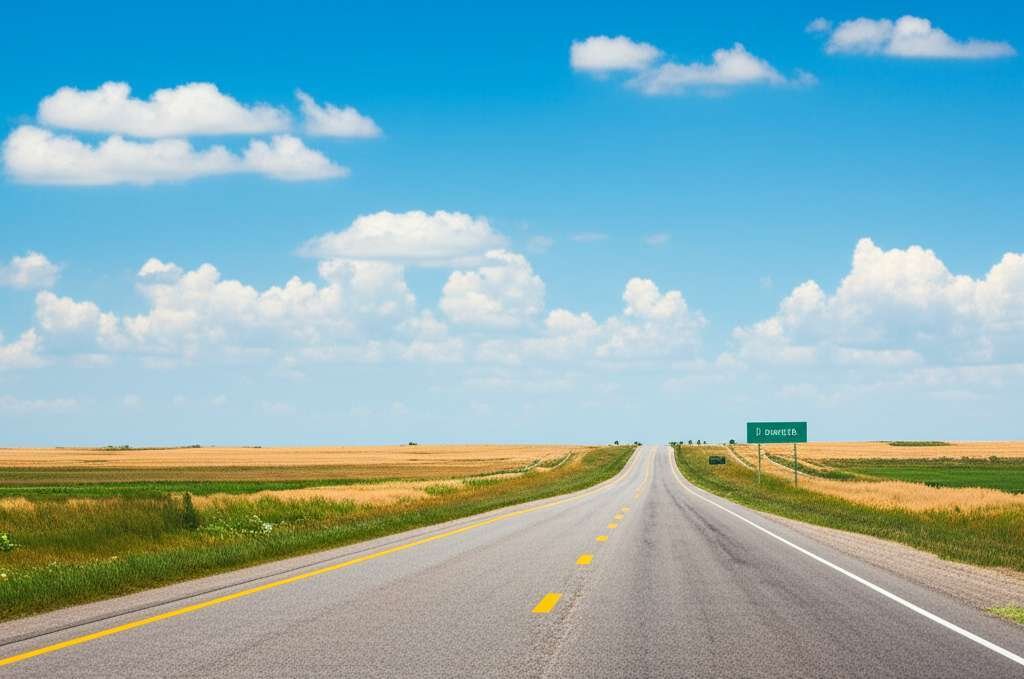 Generate a high-quality, relevant image prompt for an article about: How Far Is It To Lincoln Nebras