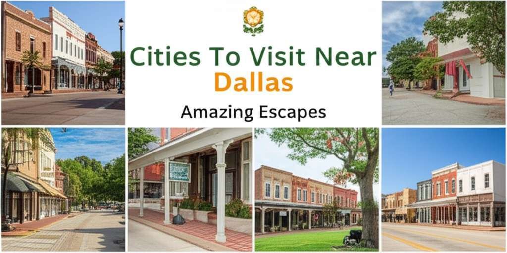 Generate a high-quality, relevant image prompt for an article about: Cities To Visit Near Dallas: Am