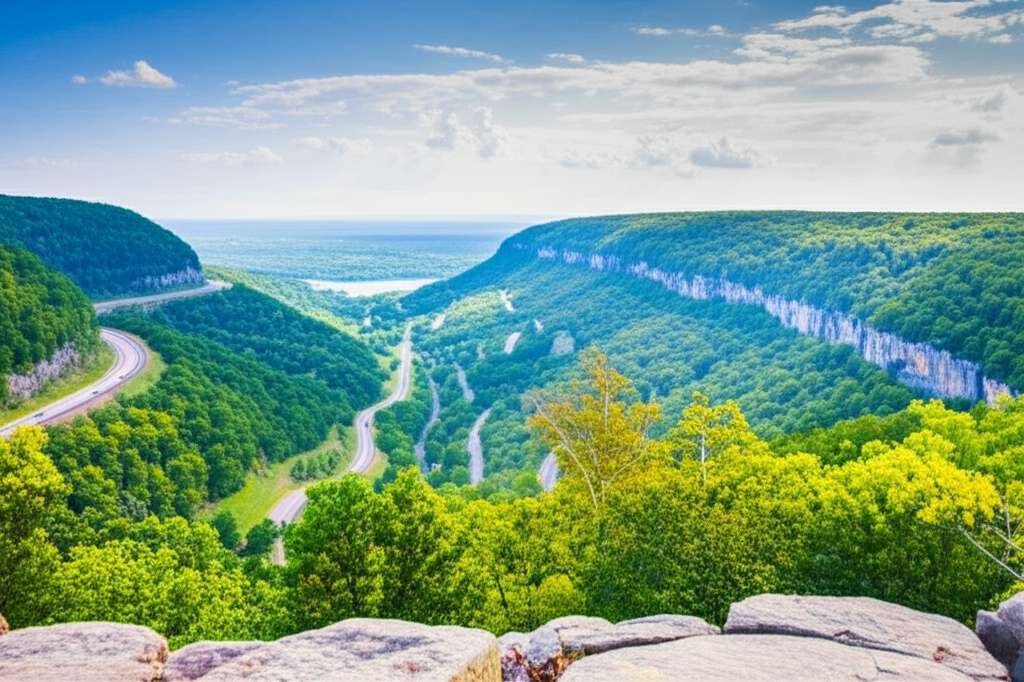 Generate a high-quality, relevant image prompt for an article about: Places to Visit in Arkansas Fro