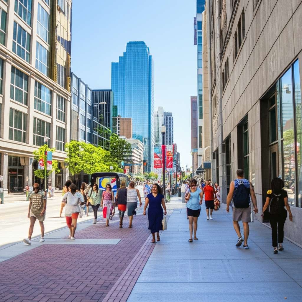 Generate a high-quality, relevant image prompt for an article about: Is Dallas Safe to Visit? Essent