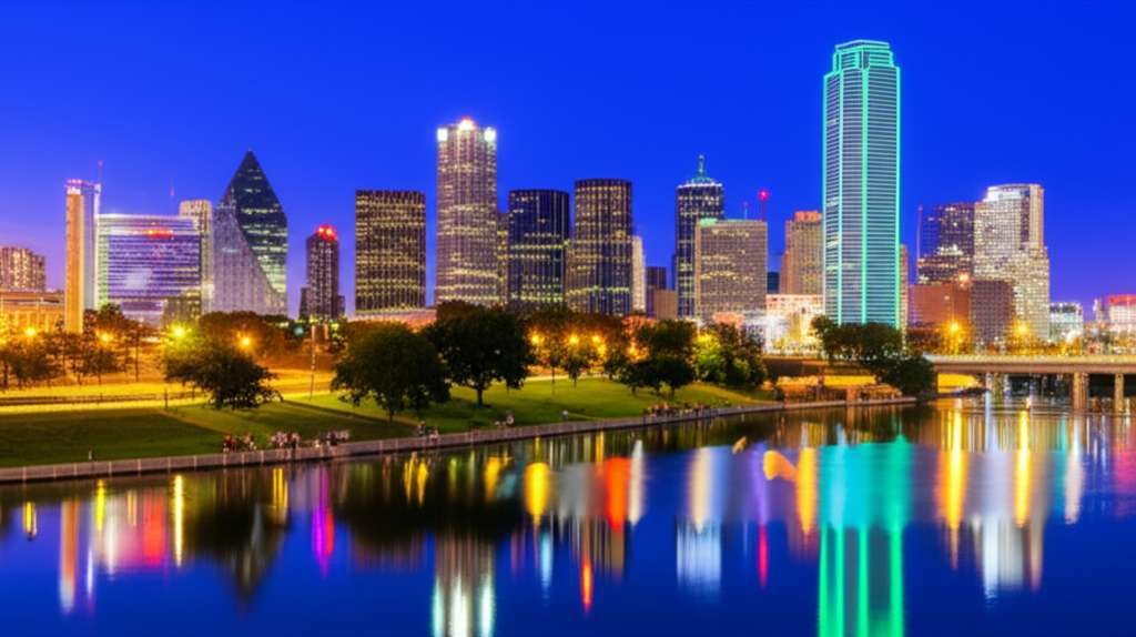 Generate a high-quality, relevant image prompt for an article about: Places To Visit In Dallas At Ni
