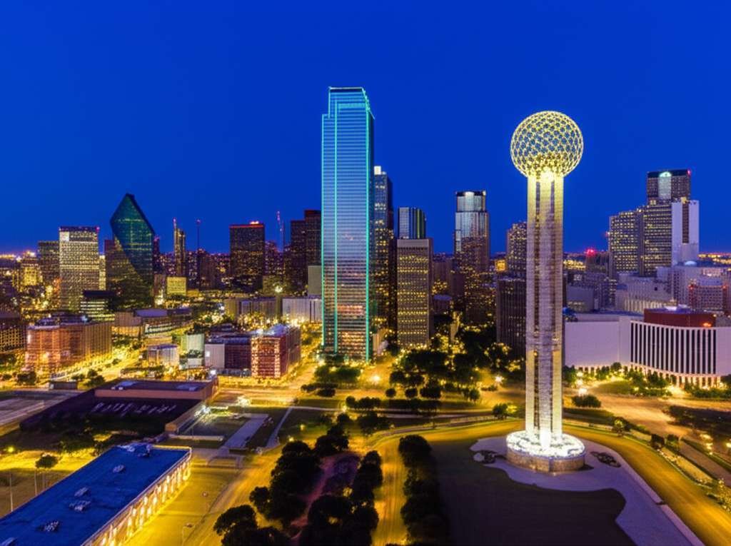 Generate a high-quality, relevant image prompt for an article about: Places To Visit In Dallas At Ni