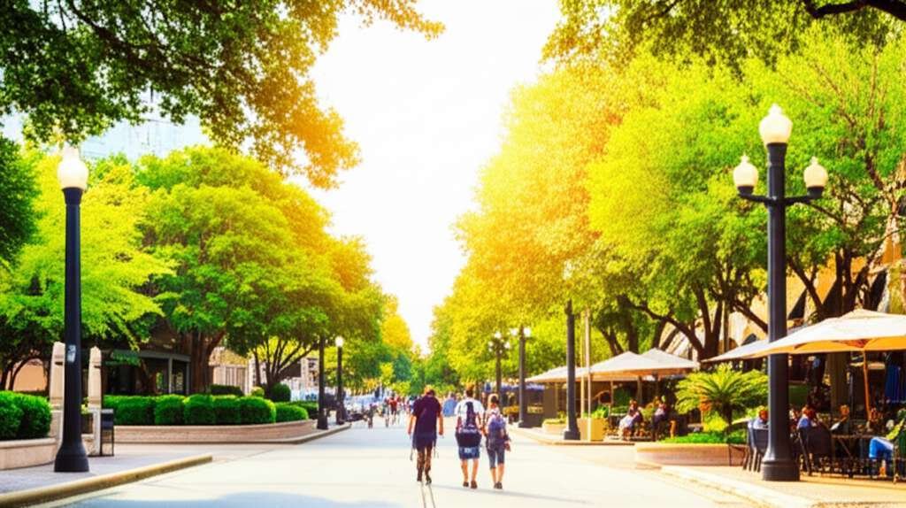 Generate a high-quality, relevant image prompt for an article about: Best Month To Visit Dallas: Ama