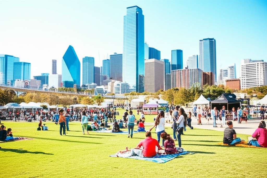 Generate a high-quality, relevant image prompt for an article about: Places To Visit In Dallas For F