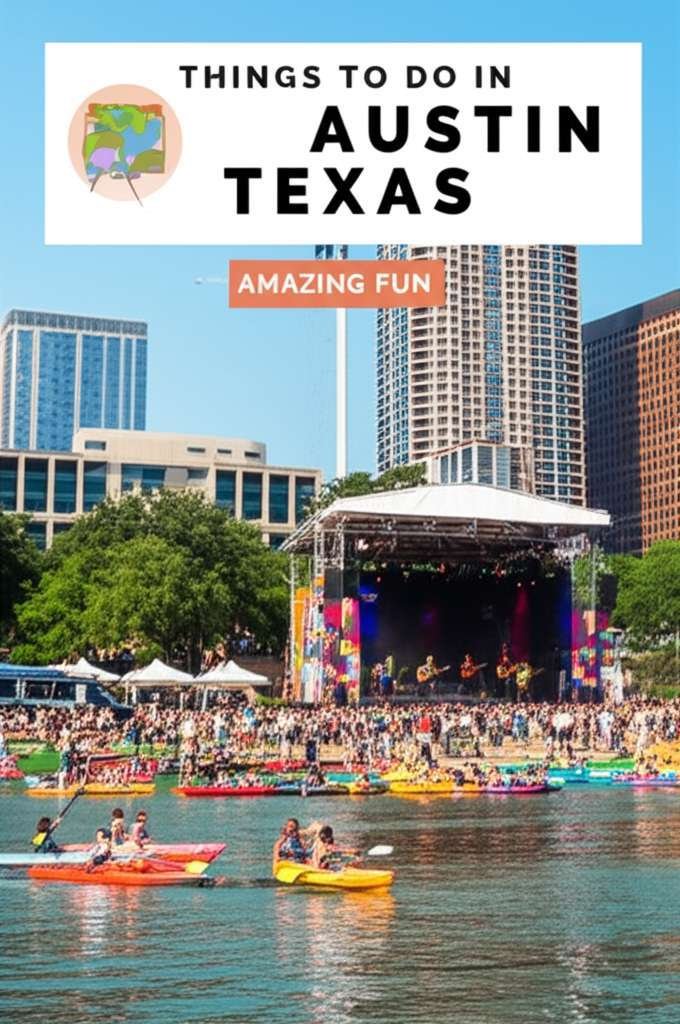 Generate a high-quality, relevant image prompt for an article about: Things To Do In Austin Texas: A