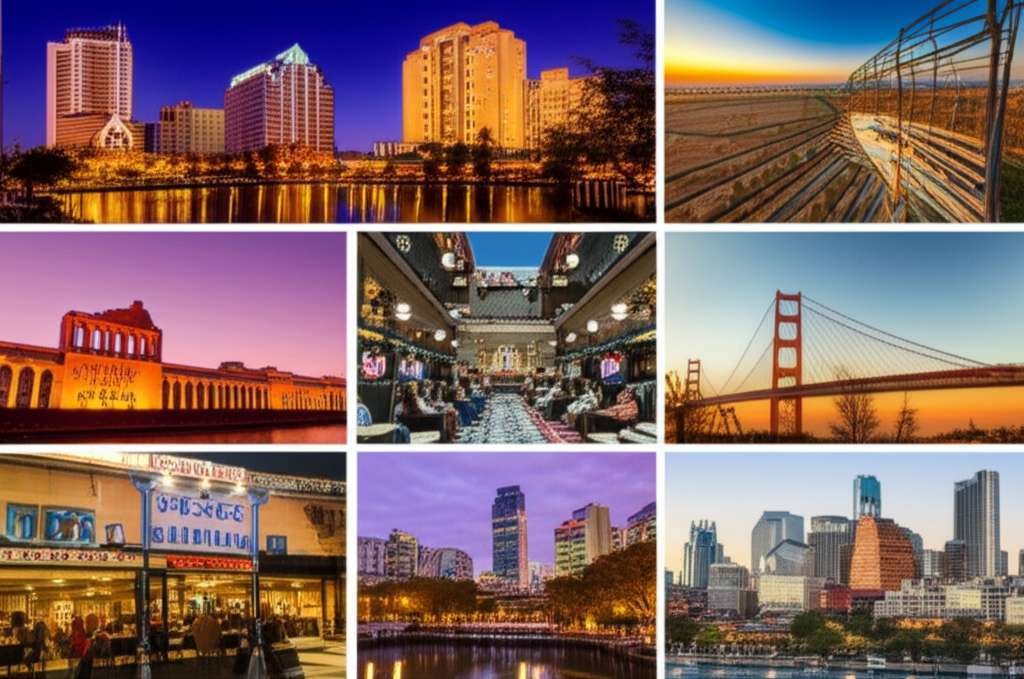 Generate a high-quality, relevant image prompt for an article about: <b>Texas offers a huge varie