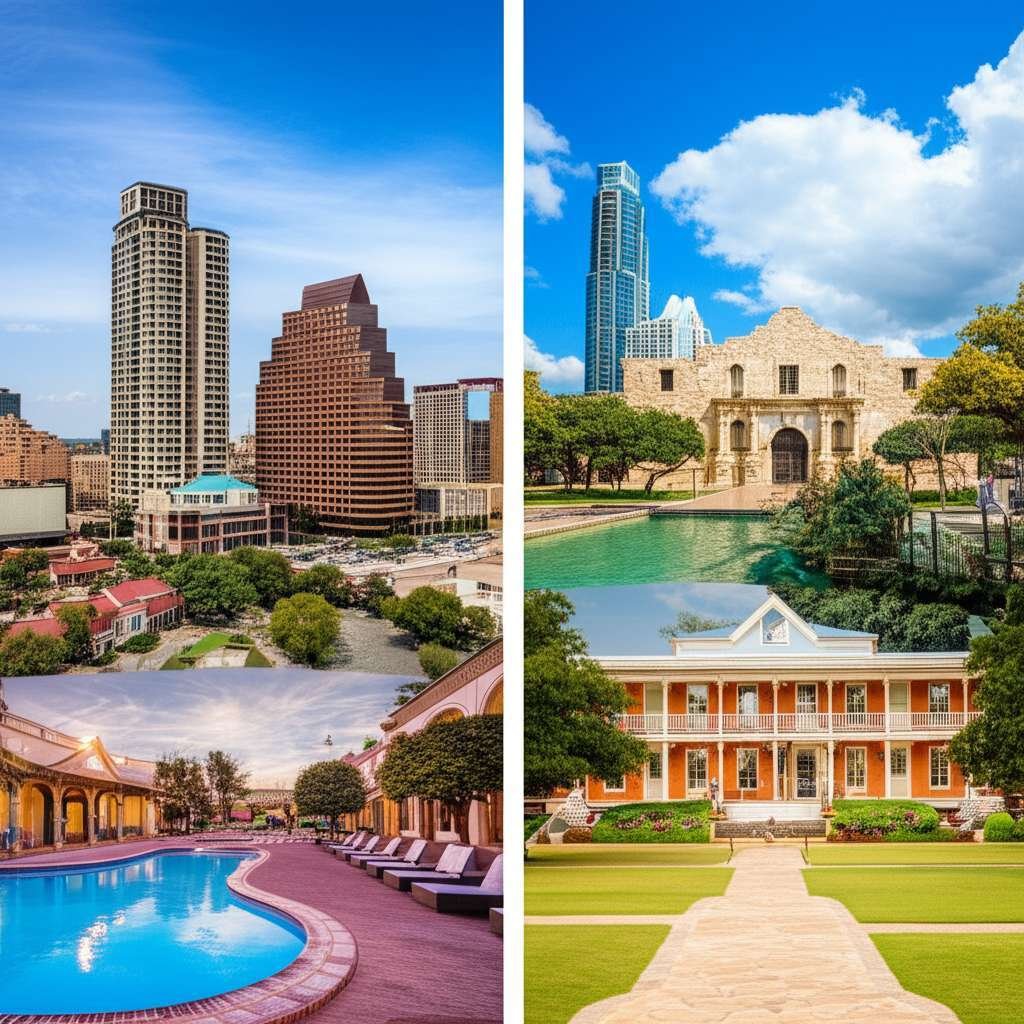 Generate a high-quality, relevant image prompt for an article about: Top Tourist Attractions In Texa