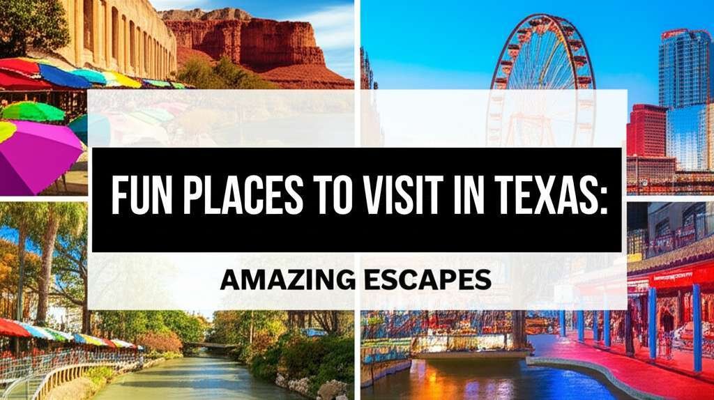Generate a high-quality, relevant image prompt for an article about: Fun Places To Visit In Texas: A