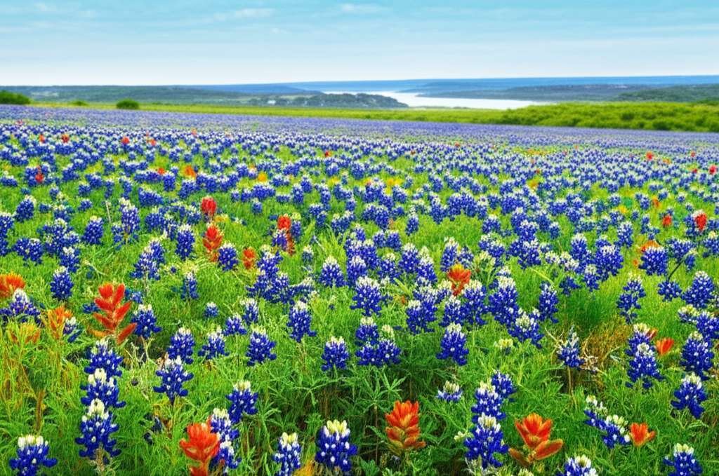 Generate a high-quality, relevant image prompt for an article about: Places To Visit In Texas In Spr