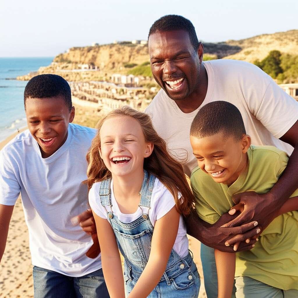 Generate a high-quality, relevant image prompt for an article about: Best Family Vacation Spots In T