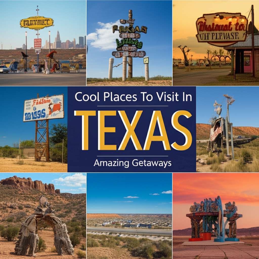 Generate a high-quality, relevant image prompt for an article about: Cool Places To Visit In Texas: