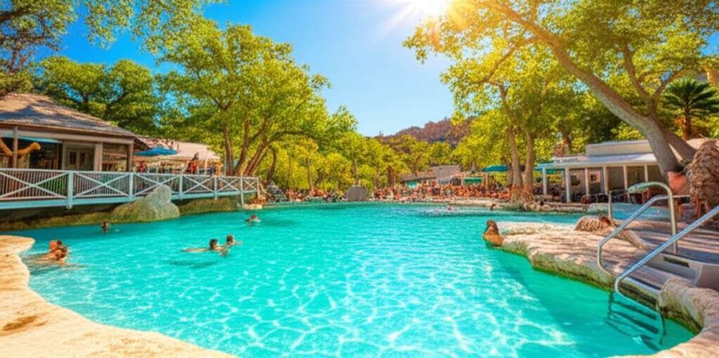 Generate a high-quality, relevant image prompt for an article about: Places to Visit in Texas in Sum