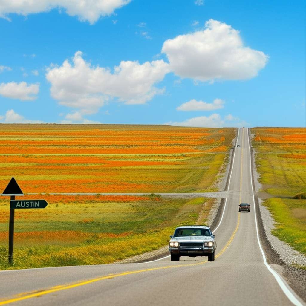 Generate a high-quality, relevant image prompt for an article about: Road Trips in Texas: Epic Escap