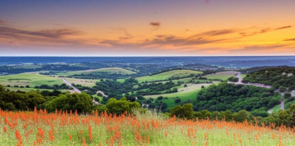 Generate a high-quality, relevant image prompt for an article about: Texas Hill Country Attractions: