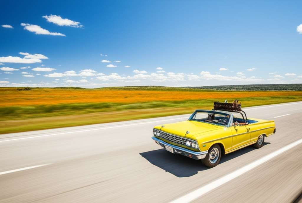 Generate a high-quality, relevant image prompt for an article about: Fun Road Trips From Texas: Amaz