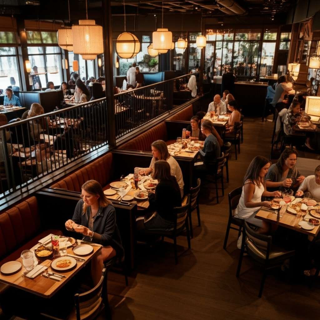 Generate a high-quality, relevant image prompt for an article about: Best Restaurants in Dallas: Ama