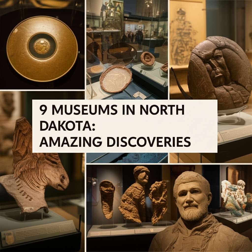Generate a high-quality, relevant image prompt for an article about: 9 Museums In North Dakota: Amaz