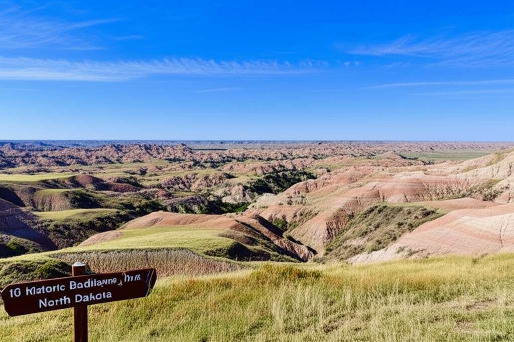 Generate a high-quality, relevant image prompt for an article about: 10 Historic Sites in North Dako