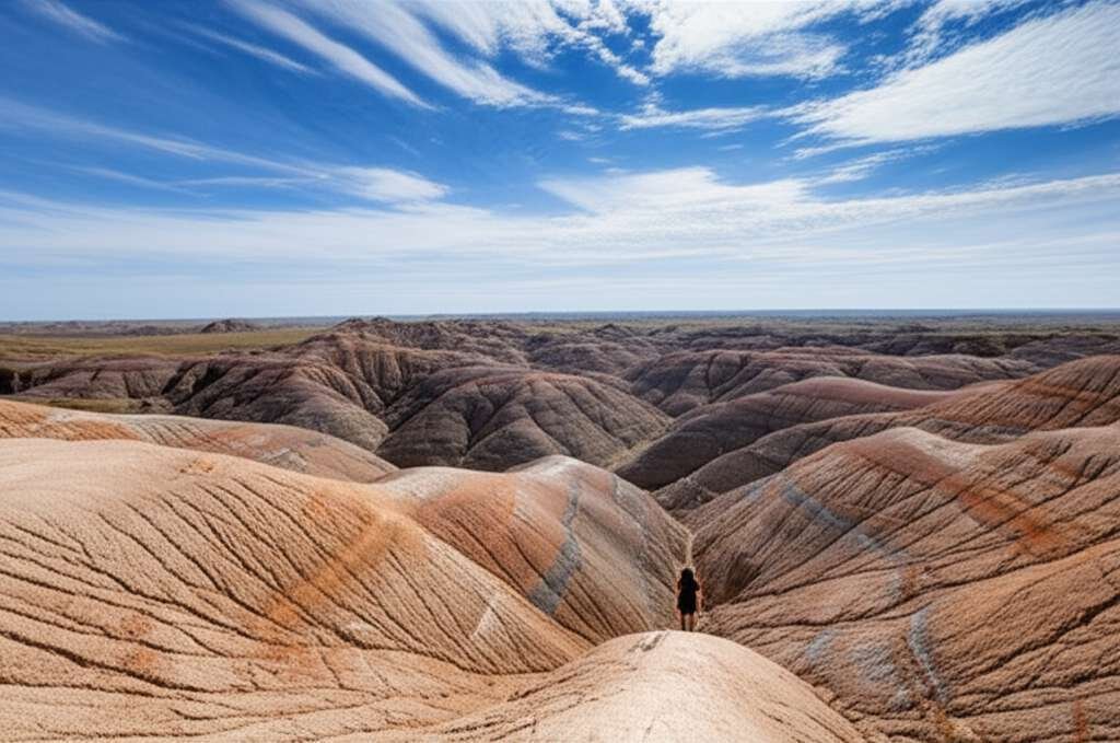 Generate a high-quality, relevant image prompt for an article about: 7 Hidden Gems In North Dakota: