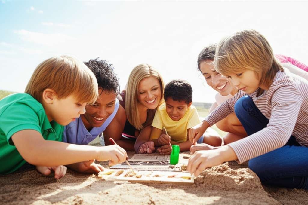 Generate a high-quality, relevant image prompt for an article about: 9 Family Attractions In North D