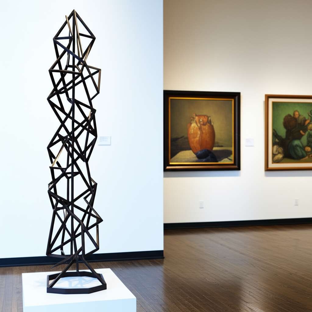 Generate a high-quality, relevant image prompt for an article about: 12 Art Galleries in North Dakot