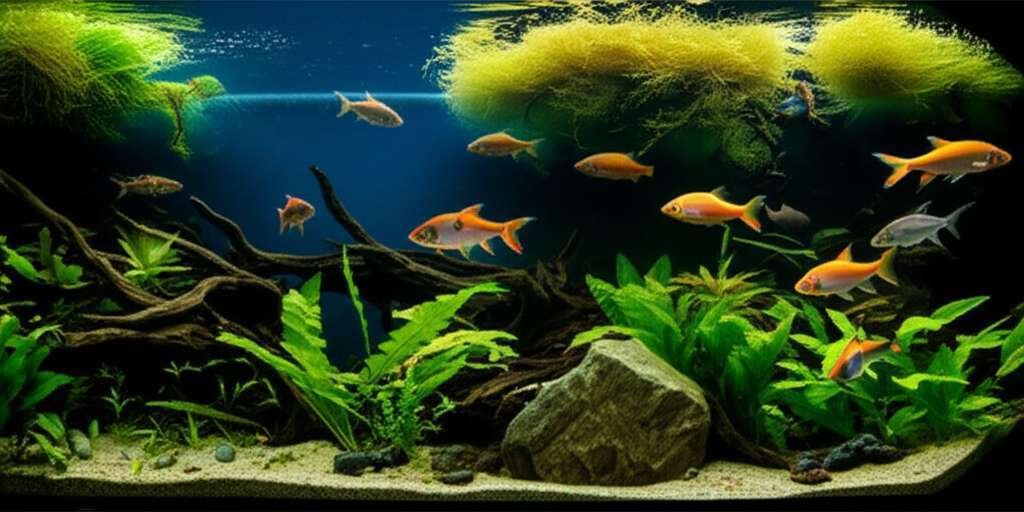 Generate a high-quality, relevant image prompt for an article about: 7 Amazing Aquariums In North Da