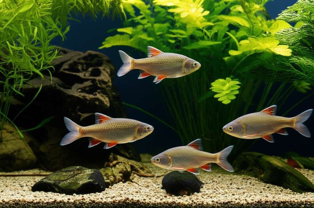 Generate a high-quality, relevant image prompt for an article about: 7 Amazing Aquariums In North Da