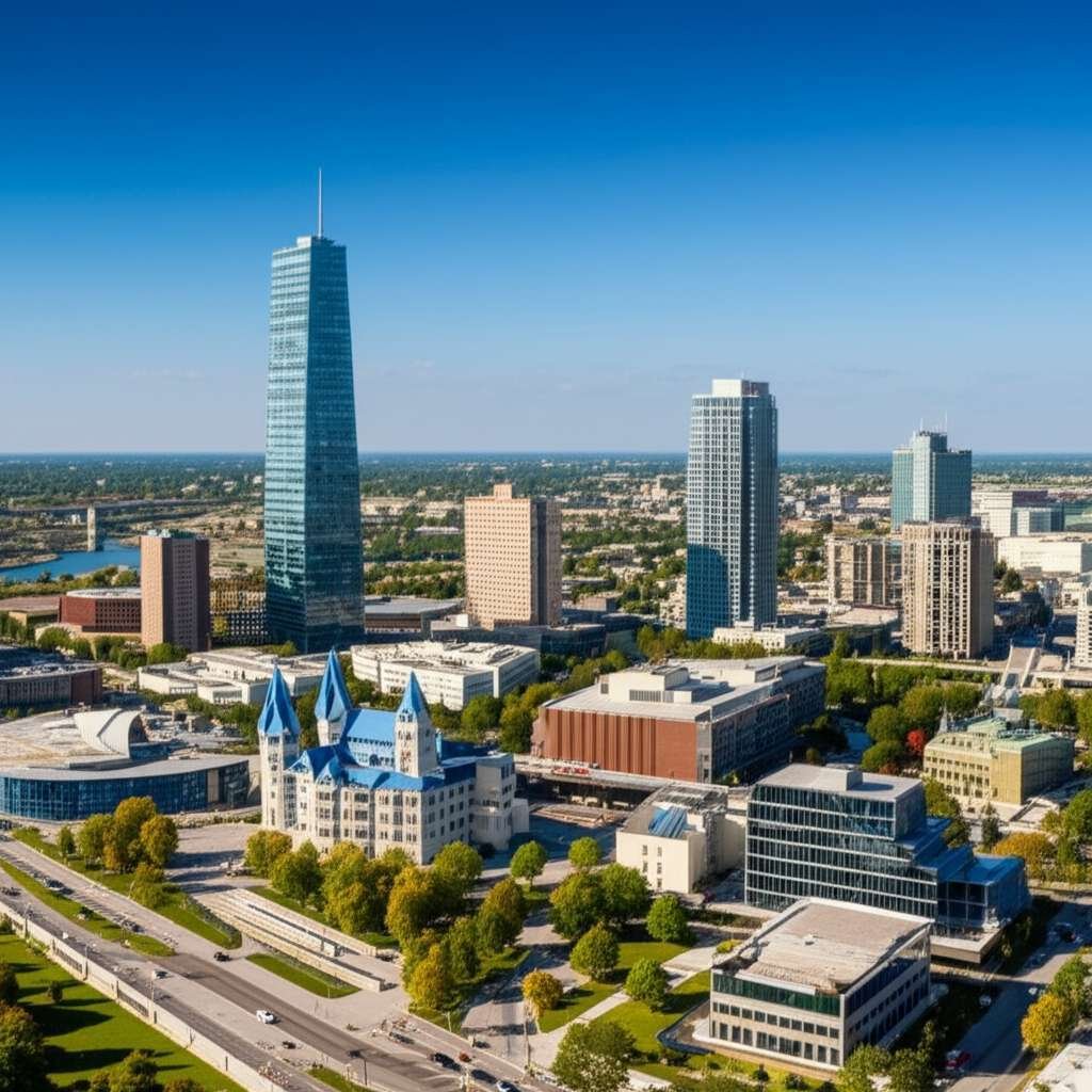 Generate a high-quality, relevant image prompt for an article about: 10 Amazing Attractions in Laval