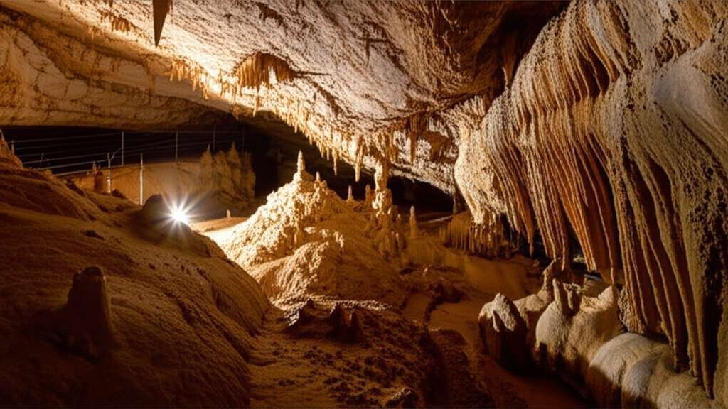 Generate a high-quality, relevant image prompt for an article about: 5 Caves Near Laval: Amazing Hid