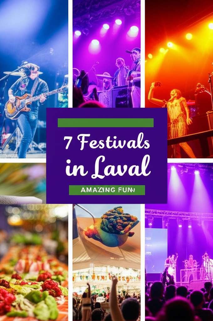 Generate a high-quality, relevant image prompt for an article about: 7 Festivals in Laval: Amazing F