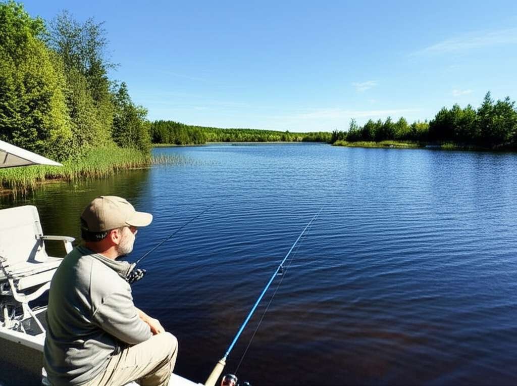 Generate a high-quality, relevant image prompt for an article about: 7 Amazing Fishing Spots Near La