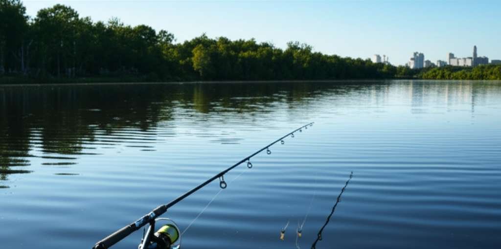 Generate a high-quality, relevant image prompt for an article about: 7 Amazing Fishing Spots Near La