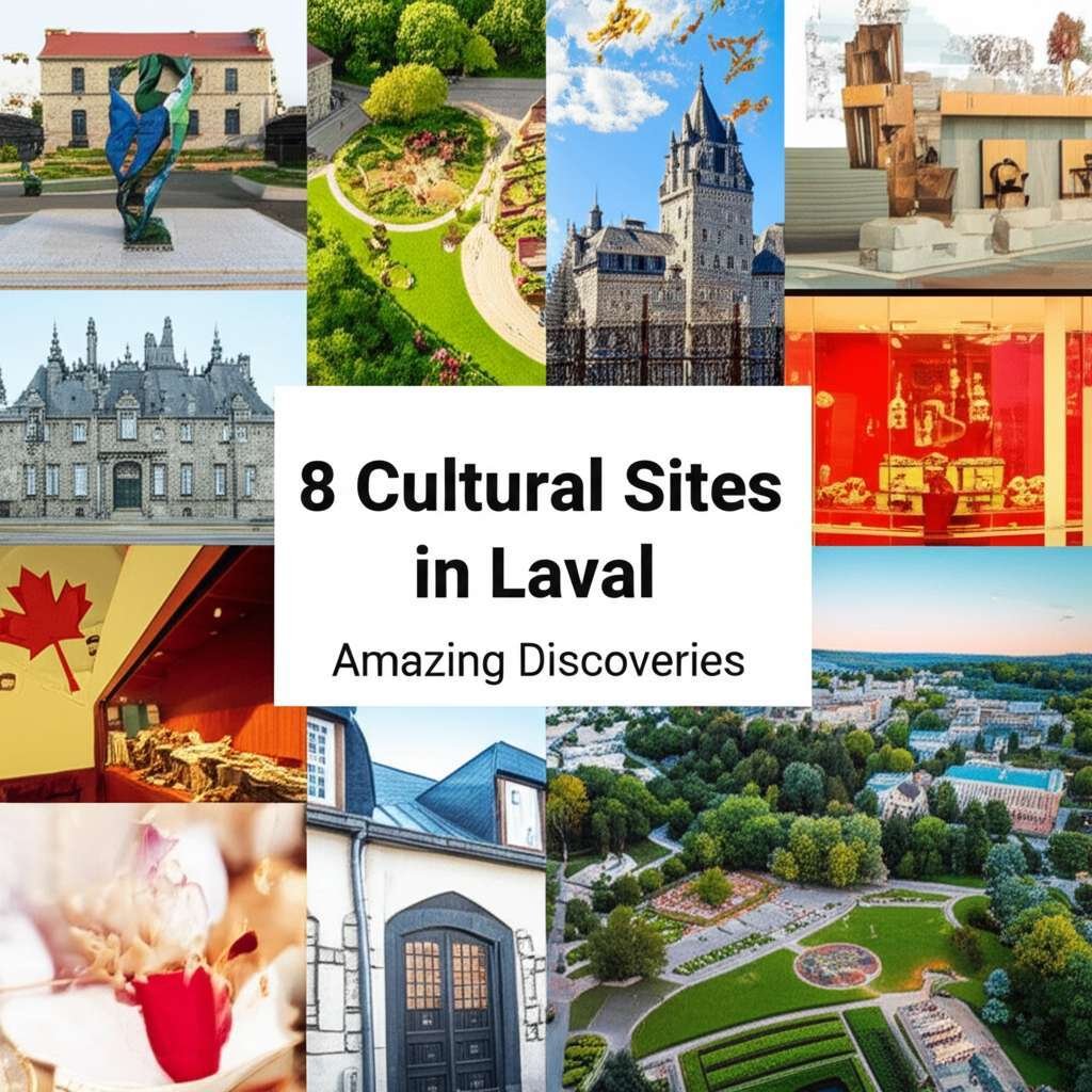 Generate a high-quality, relevant image prompt for an article about: 8 Cultural Sites in Laval: Amaz
