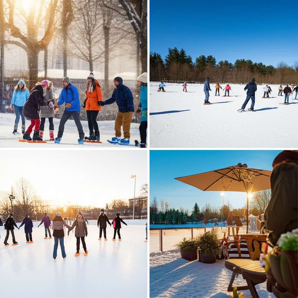 Generate a high-quality, relevant image prompt for an article about: 12 Winter Activities in Laval: