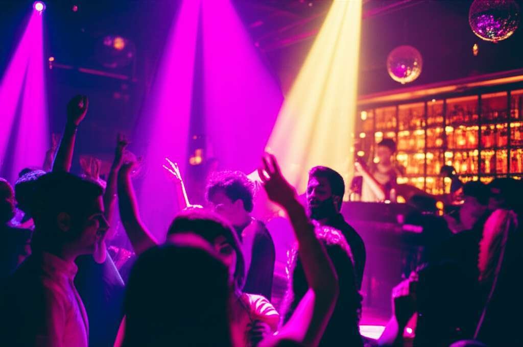 Generate a high-quality, relevant image prompt for an article about: 7 Nightlife Spots In Laval: Unf