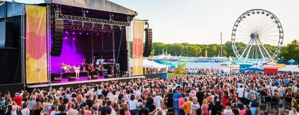 Generate a high-quality, relevant image prompt for an article about: 9 Music Festivals In Laval: Ama