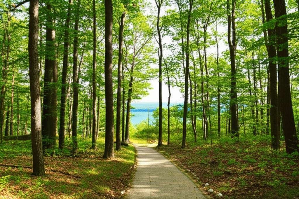 Generate a high-quality, relevant image prompt for an article about: 8 State Parks In Ohio: Amazing