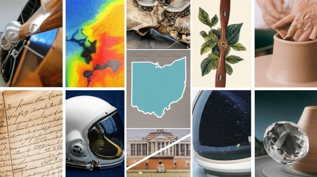 Generate a high-quality, relevant image prompt for an article about: 9 Museums In Ohio: Amazing Disc