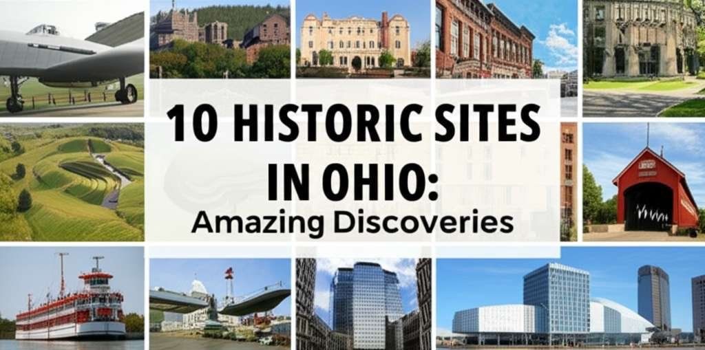 Generate a high-quality, relevant image prompt for an article about: 10 Historic Sites in Ohio: Amaz