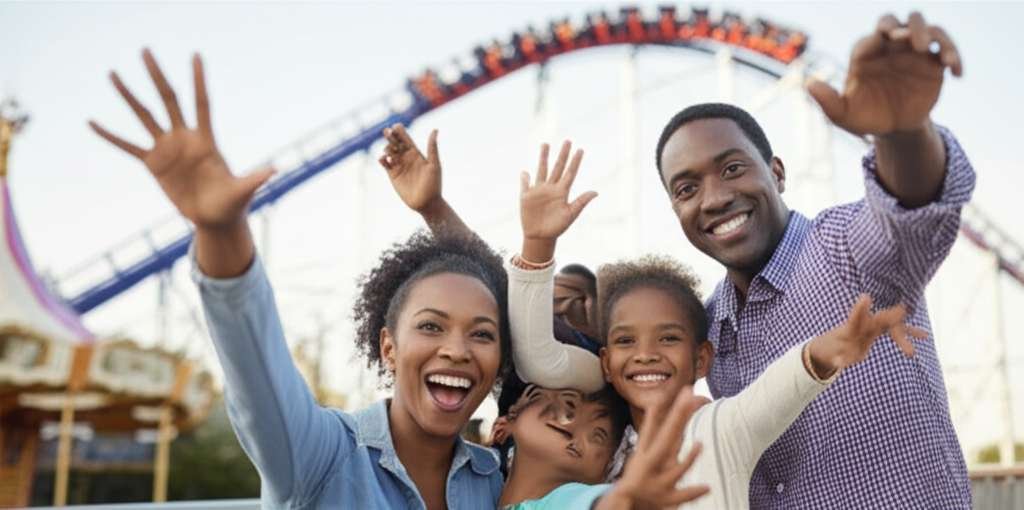 Generate a high-quality, relevant image prompt for an article about: 9 Family Attractions In Ohio: A