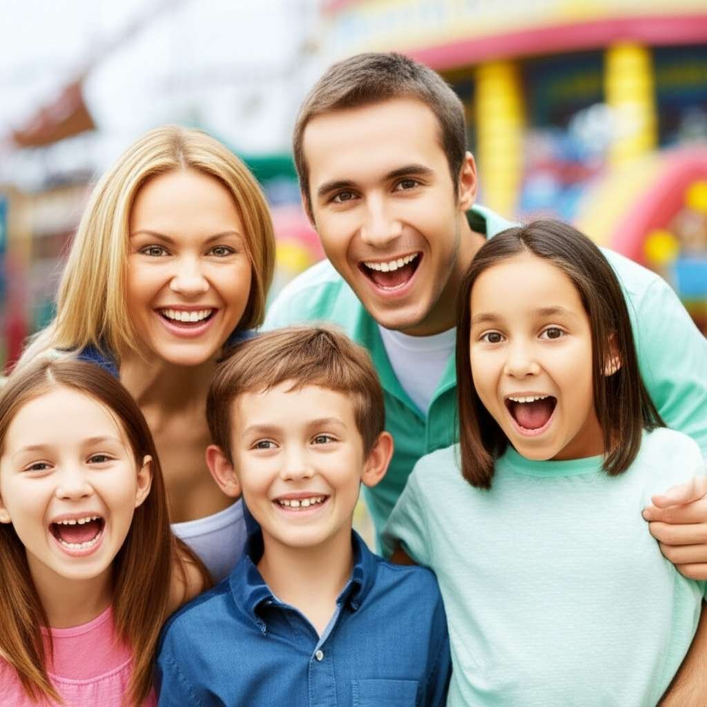 Generate a high-quality, relevant image prompt for an article about: 9 Family Attractions In Ohio: A