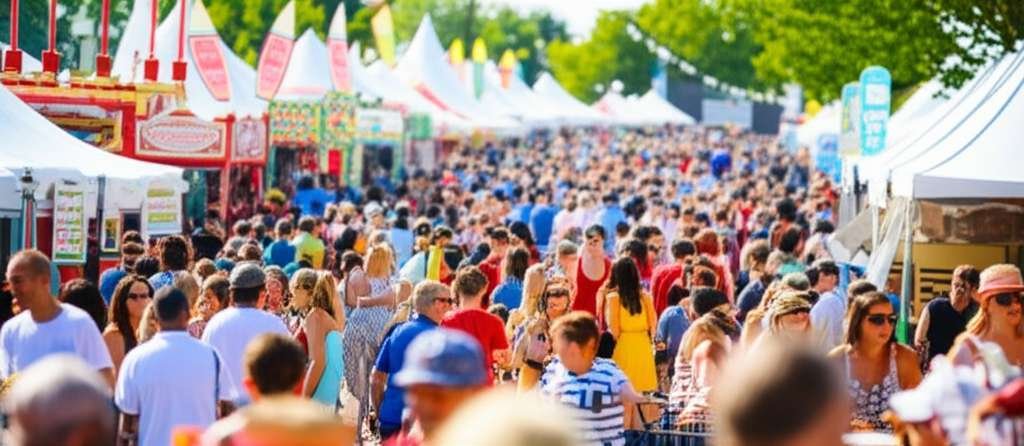 Generate a high-quality, relevant image prompt for an article about: 7 Festivals In Ohio: Amazing Su