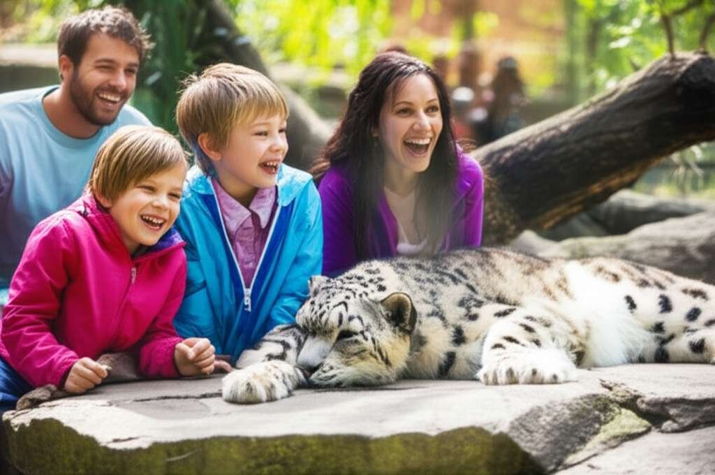 Generate a high-quality, relevant image prompt for an article about: 10 Zoos in Ohio: Amazing Animal