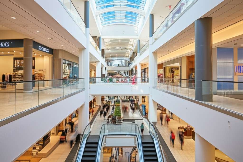 Generate a high-quality, relevant image prompt for an article about: 9 Shopping Malls in Ohio: Amazi