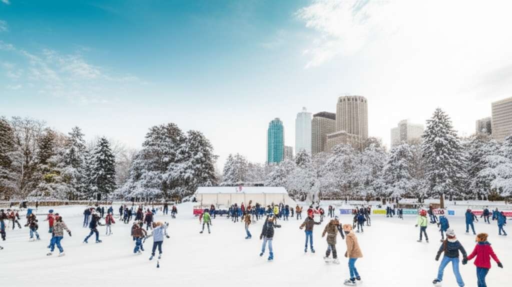 Generate a high-quality, relevant image prompt for an article about: 12 Winter Activities In Ohio: A