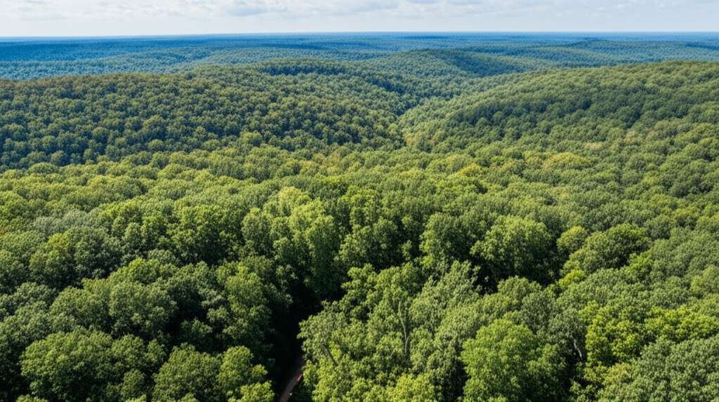 Generate a high-quality, relevant image prompt for an article about: 8 Ohio National Forests: Amazin