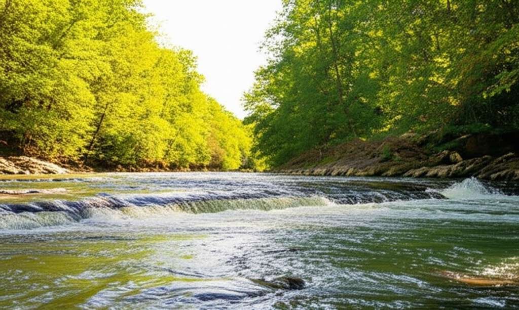 Generate a high-quality, relevant image prompt for an article about: 6 Rivers In Oklahoma: Amazing E