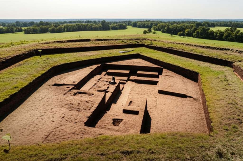 Generate a high-quality, relevant image prompt for an article about: 10 Historic Sites In Oklahoma: