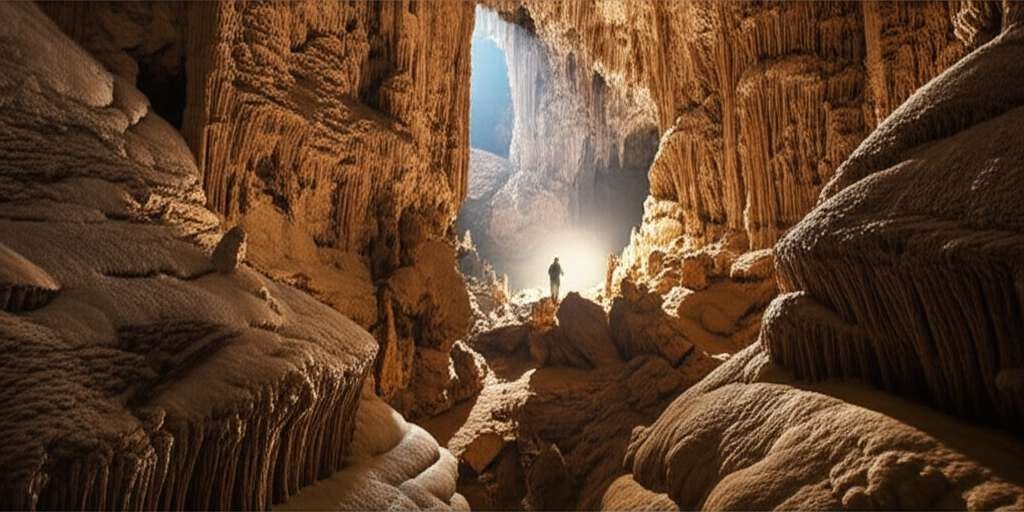 Generate a high-quality, relevant image prompt for an article about: 5 Caves in Oklahoma: Unforgetta