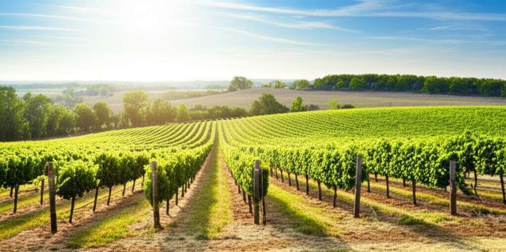 Generate a high-quality, relevant image prompt for an article about: 6 Wineries In Oklahoma: Amazing